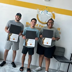 3 certificate holders 3/24 in tint class